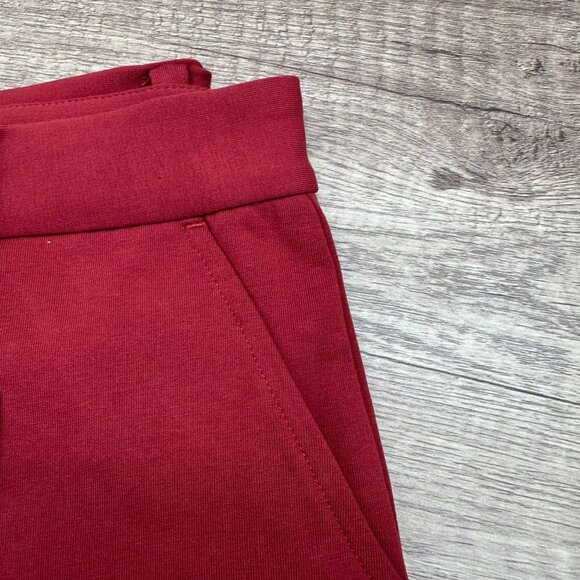 Swet Tailor Mens Chino Shorts Size 33 Red Wine Stretch Pockets Cotton Blend NWT - Picture 3 of 11
